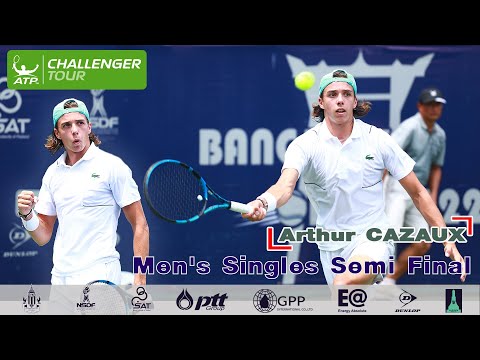 BANGKOK OPEN II ATP CHALLENGER 50K  - Men's Singles Semi Final - Beibit ZHUKAYEV vs  Arthur CAZAUX