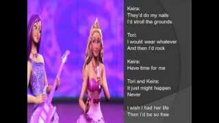 I wish I had her life - Barbie - princess and the popstar