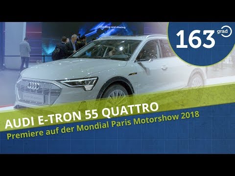 Audi e-tron 55 quattro Europa-Premiere auf der Mondial Paris Motorshow 2018