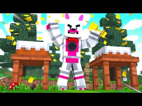 Funtime Foxy Wins Party Games (Minecraft Fnaf Roleplay Adventure)