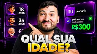 QUANTO INVESTIR PRA RECEBER R$300 POR MÊS EM DIVIDENDOS (fiz a conta pra cada idade)