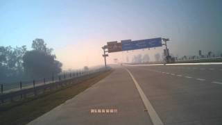 Amazing Views: Bike Ride Taj Yamuna Expressway India's Longest Stretch Yr 2013 #askdushyant