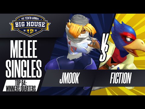 Jmook vs Fiction - Melee Singles Top 64: Winners Quarters - The Big House 10 | Sheik vs Falco