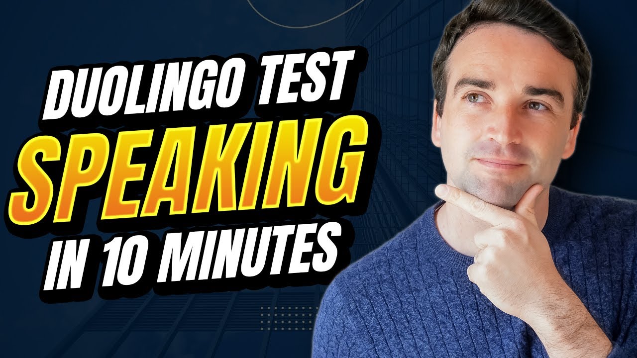 UNDERSTAND SPEAKING on the Duolingo English Test in 10 Minutes