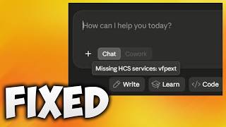 How to Fix Claude Missing HCS Services - Claude Desktop Cowork Missing HCS Services