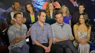 'Batman v Superman' | Full Cast Checks In on 'GMA' video