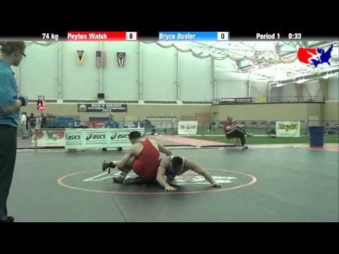 Peyton Walsh vs. Bryce Busler at 2013 ASICS University Nationals - FS