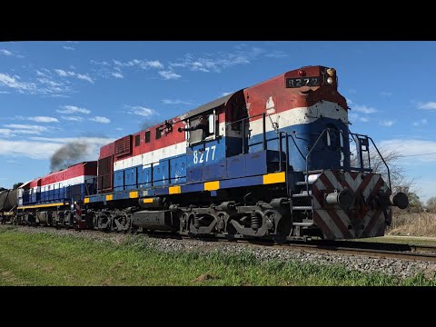 [4K] Tren vacio de NCA con destino a General Deheza saliendo de Marcos Juárez!!!!!!