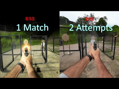 1 match, 2 attempts. IPSC Handgun Club Match.
