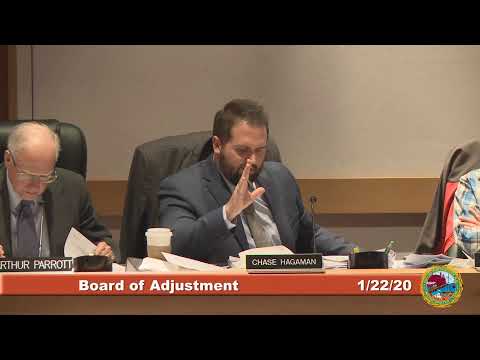 Board of Adjustment 1.22.20