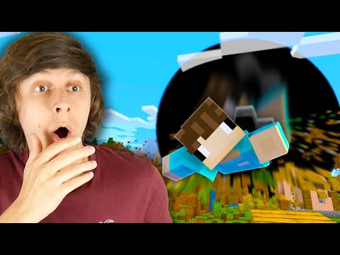 Greg Renko Gaming - Minecraft, but a GIANT BLACK HOLE chases me the entire game!