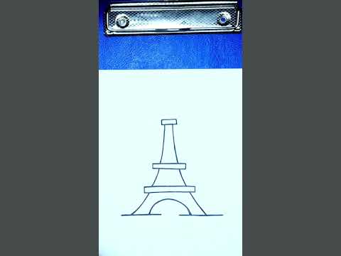 comment dessiner la tour eiffel de paris