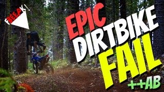 Epic dirtbike FAIL | ++Accidental Broadcast
