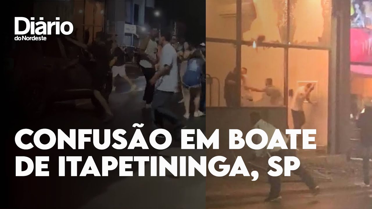 Imagem da notícia Confusão generalizada termina em pancadaria e depredação em casa noturna, em São Paulo