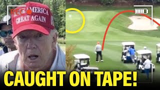 Trump HORRIBLE Golf Shot GOES VIRAL and EXPOSES He