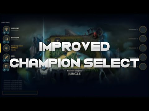 Suggestion of a new League of Legends Champion Select