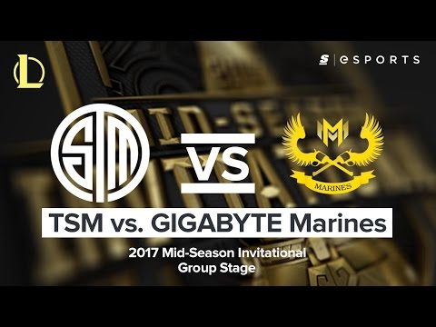 HIGHLIGHTS: Team SoloMid vs. GIGABYTE Marines (2017 MSI Group Stage)