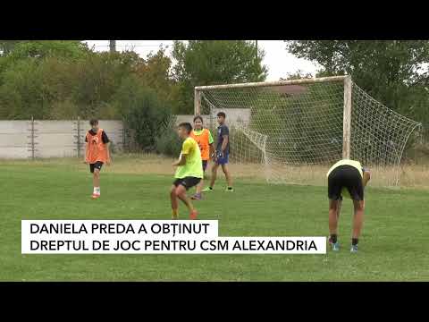 DANIELA PREDA A OBȚINUT DREPTUL DE JOC PENTRU CSM ALEXANDRIA