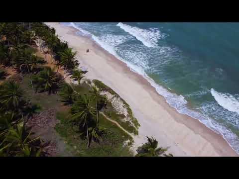 A Drone shot of Sunflower beach Resort (Senya breku) with love ❤️