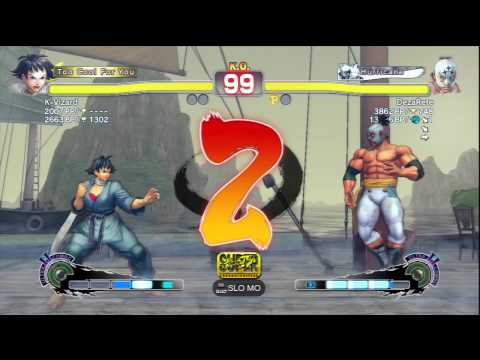 K-Vizard (Makoto) Vs DezaRete (El Fuerte) SSF4 AE Ranked Matches - PSN