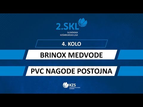 Brinox Medvode : PVC Nagode Postojna - 4. kolo - 2. SKL za moške - Sezona 2019/20