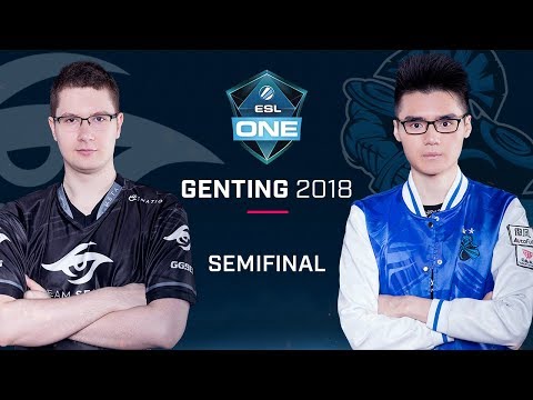 Dota 2 - Team Secret vs. Newbee - Game 1 - Semifinal - ESL One Genting 2018