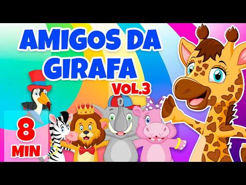 Amigos da Girafa Vol. 3 - Giramille 8 min | Desenho Animado Musical