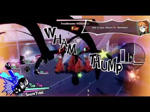 Persona 5 Strikers Joker Showtime Attack with Arsene ( English)