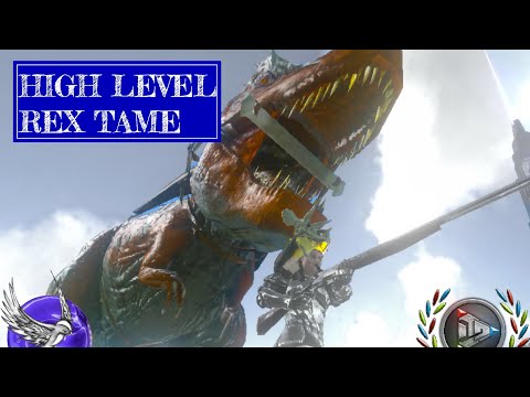 TAMING A HIGH LEVEL REX | [S1E20] | ARK Survival Evolved Mobile