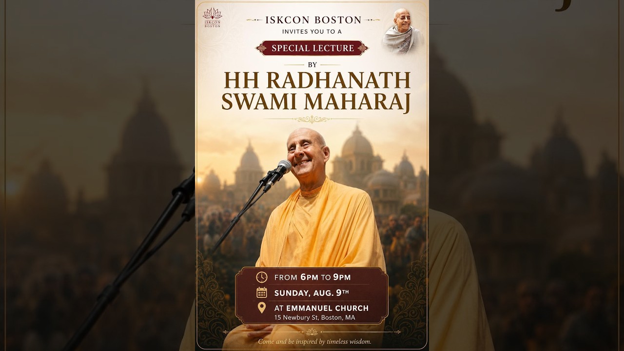2026-08-09 | Sunday Feast Class | HH Radhanath Swami Maharaj