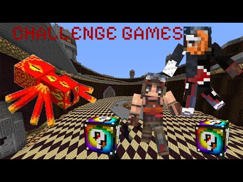 Minecraft DEMONIC SPIDER CHALLENGE GAMES   Lucky Block Mod   Modded Mini Game