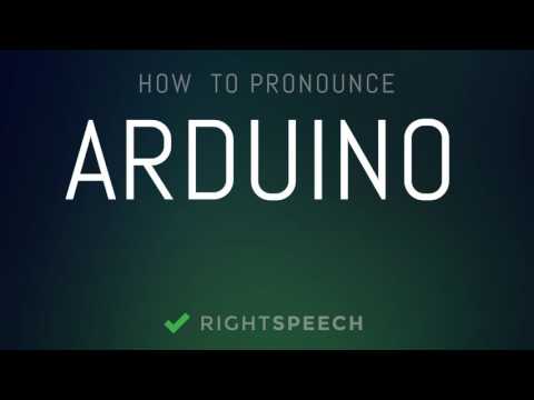 Arduino - How to pronounce Arduino