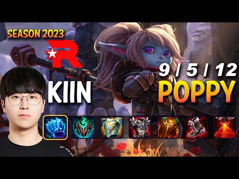KT Kiin POPPY vs KAYLE Top - Patch 13.13 KR Ranked