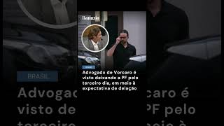 Advogado de Vorcaro é visto deixando a PF pelo terceiro dia, em meio à expectativa de delação