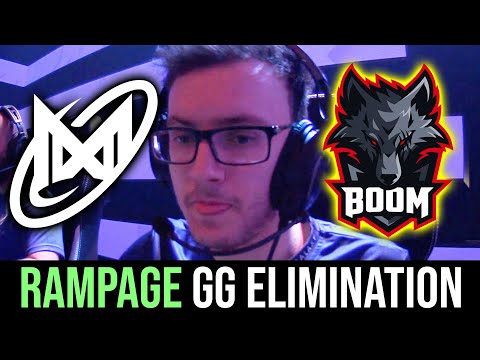 NIGMA vs BOOM — RAMPAGE GG Elimination Game