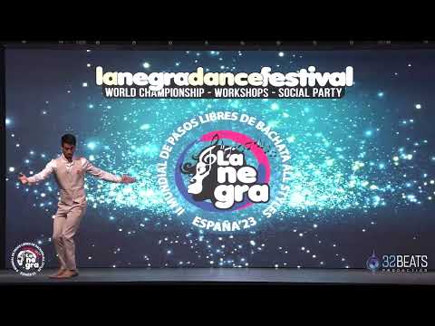JAVIER MILAN  FINAL SOLISTA MASCULINO BACHATA Mundial de Pasos Libres La Negra Salsa 2023
