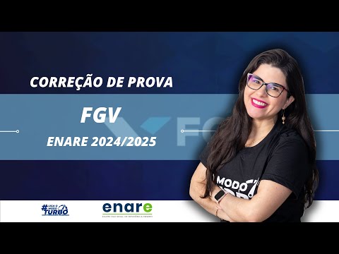 Correção da prova ENARE FGV - Enfermeiro 2024/2025