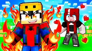 Playing as an ELEMENTAL SUPERHERO in Minecraft!