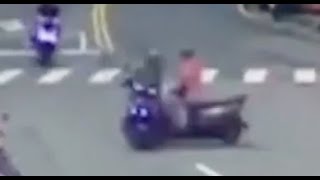 【車禍影片】中！（2024.09.10 基隆市信義區東信路與東明路口