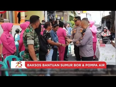 POLRESTA MANADO BAKTI SOSIAL BANTUAN SUMUR BOR DAN POMPA AIR
