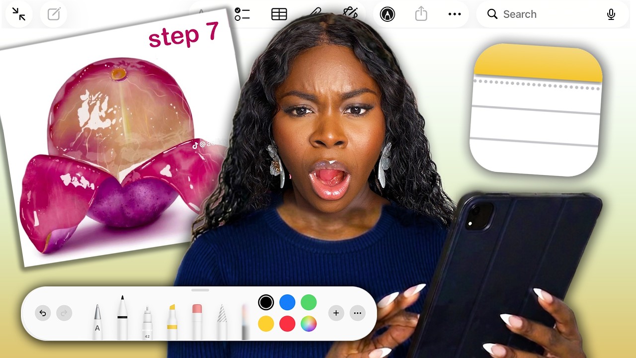 I Tried Insane Art Tutorials in the Notes app
