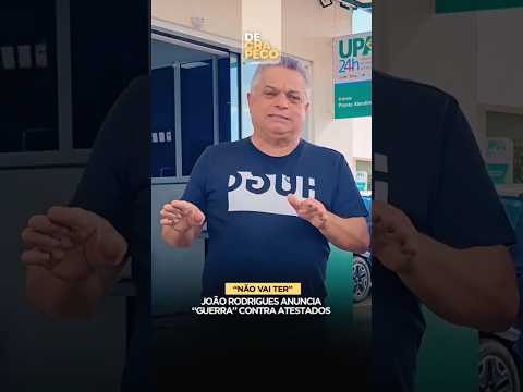 PREFEITO DE CHAPECÓ PROÍBE ATESTADO MÉDICO NAS UPAS #chapecó #santacatarina #noticias