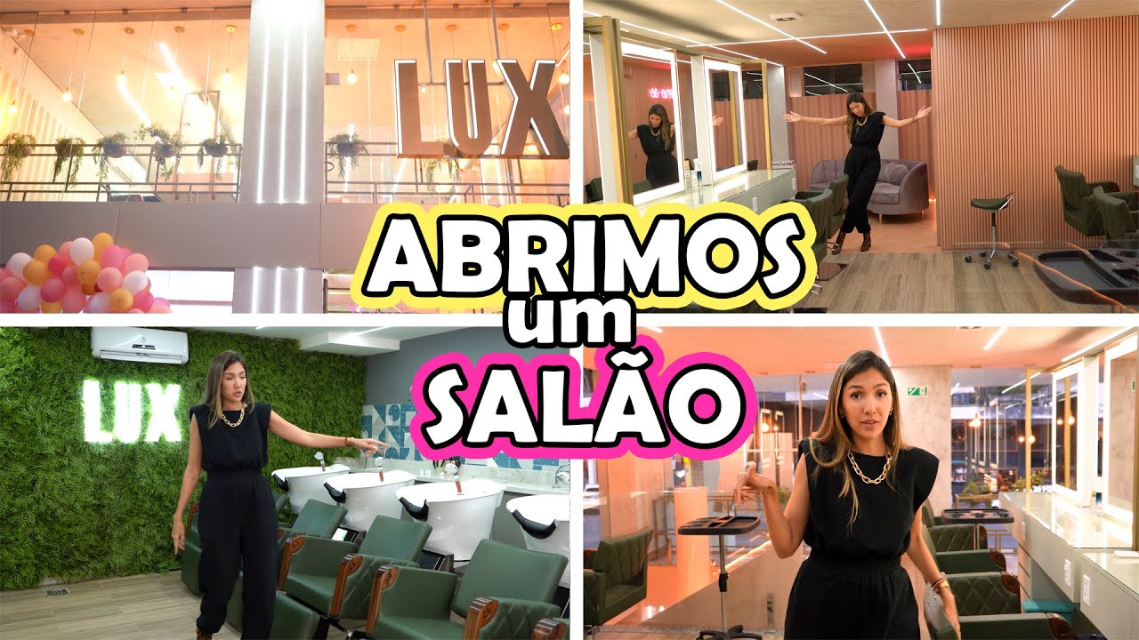 FIM da OBRA, TOUR pelo SALÃO de BELEZA mais DIFERENTE do BRASIL :)