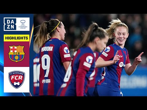HIGHLIGHTS | Barcelona vs. Rosengård (UEFA Women's Champions League 2023-24 Matchday 4)