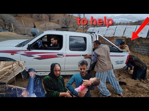 Nomadic Life: nomadic Emergency Journey🚑 | nomadic Hope in Snowstorm🌨️