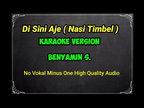 Disini Aje Karaoke Benyamin Sueb No vokal minus one high quality audio