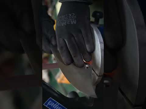 Part 2 rust is peeling this big knife restoration old rusty knife #experiment #restoration