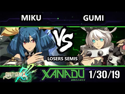 F@X 287 GGXRD2 - Miku RockShooter (Dizzy) Vs. GUMI (Elphelt) - Guilty Gear XRD Rev 2 Losers Semis