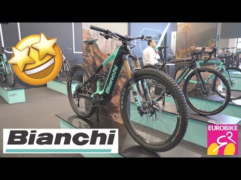 New BIANCHI Bikes 2020 (T-Tronik, E-SUV, Methanol) - Eurobike 2019 [4K]