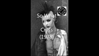 Crass - So What (1978)